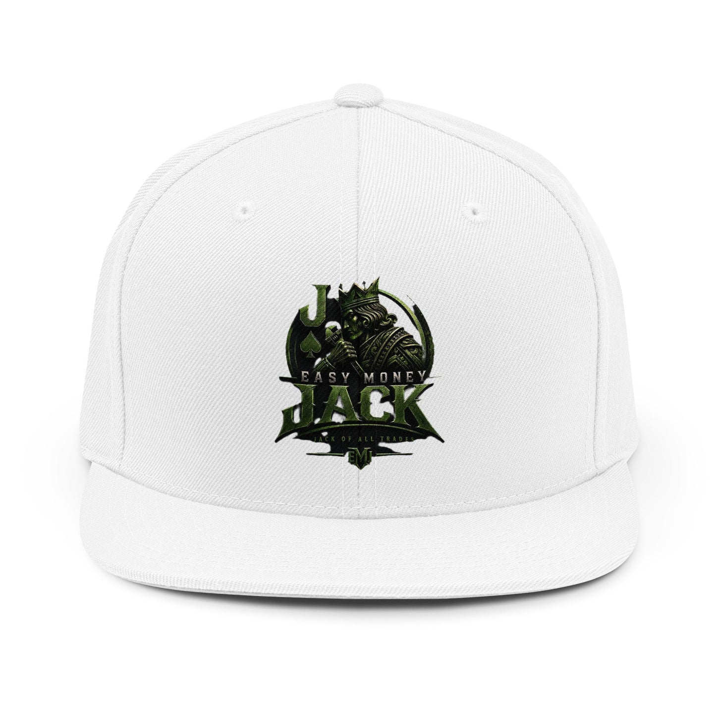 Snapback Hat — 'Easy Money Jack' Green Dragon Logo Cap