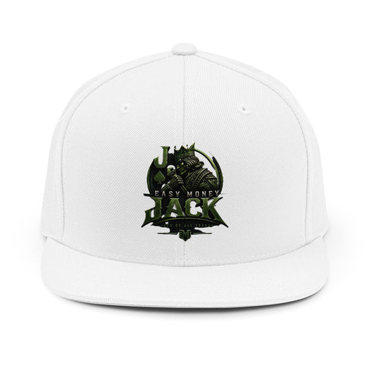 Snapback Hat — 'Easy Money Jack' Green Dragon Logo Cap