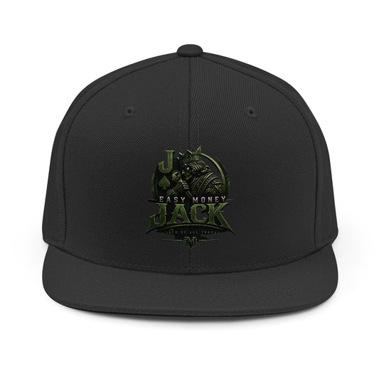 Snapback Hat — 'Easy Money Jack' Green Dragon Logo Cap